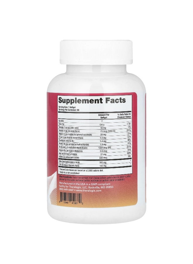 Theralogix Theralogix, TheraNatal, One, 90 Softgels  - Image 2