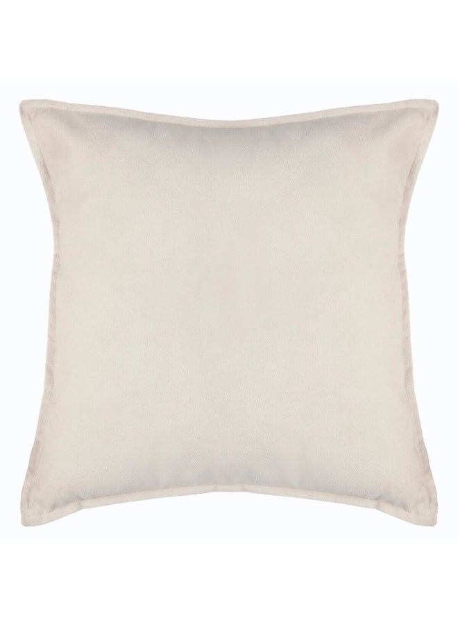 atmosphera Lilou High Quality Square Shaped Cushion Ivory 55 x 55cm 164017A - Image 1