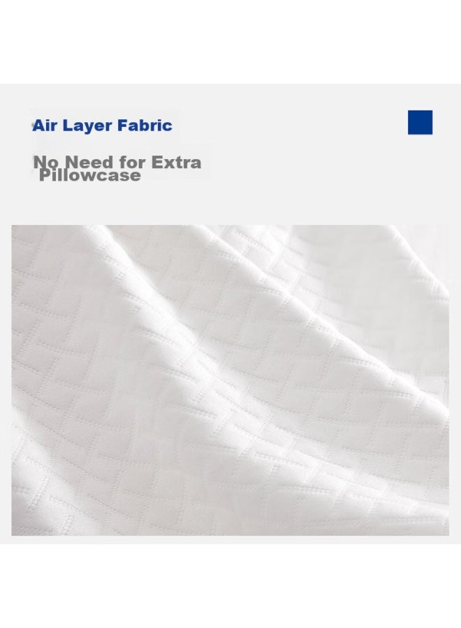 Mlily Memory Foam Pillow, Zero Pressure Pillow, Hotel Deep Sleep Wide Pillow Pro, Slow Rebound Pillow, High Pillow, Neck Support Pillow, Dazzling Dream - Image 2