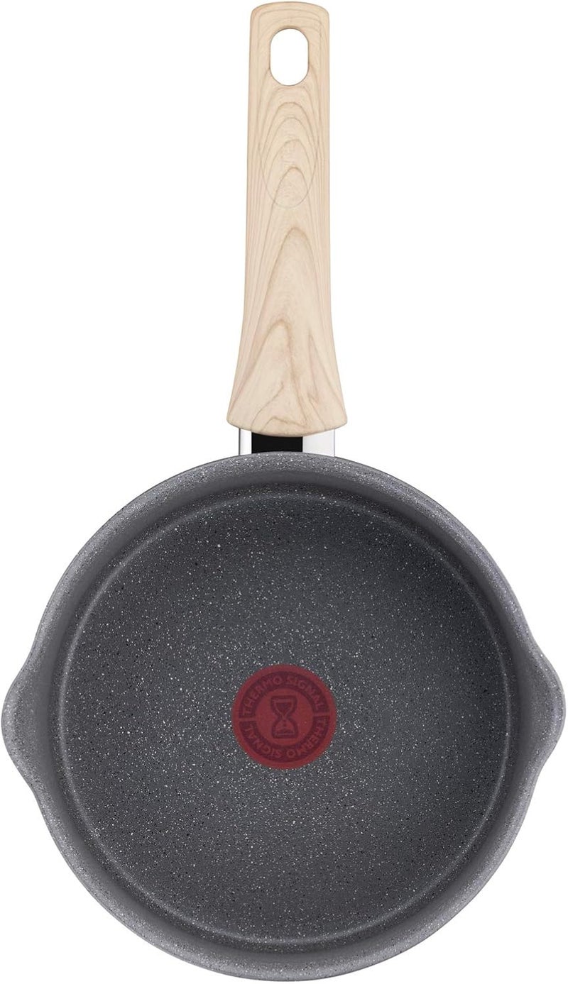T-fal TEFAL Sauce Pan | Natural Force 20 cm Saucepan |Easy cleaning | Mineralia+ non-stick coating | Natural minerals | Thermo-signal | Healthy cooking | Safe | Made in France | 2 Years Warranty | G2663012 - Image 4