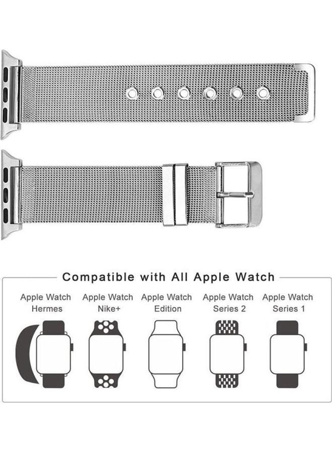 NIBEMINENT Ethnic Replacement Watchband For Apple Watch Series 1/2/3/4/5/6/7/SE 38/40/41mm Rose Pink - Image 2