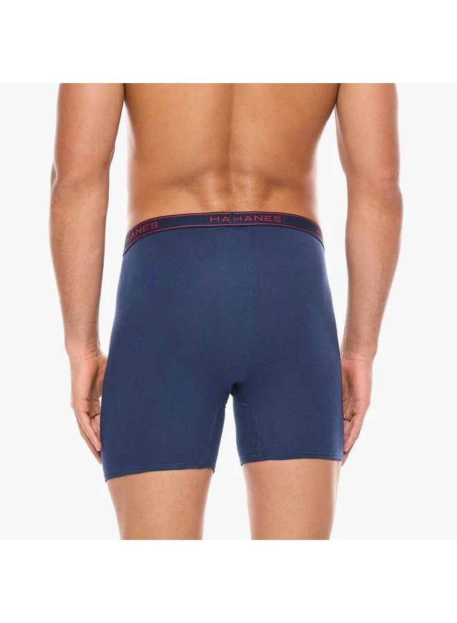 Hanes HANES Boxer Brief Mens Hanes 2396P2-2Pcs Multicolor
