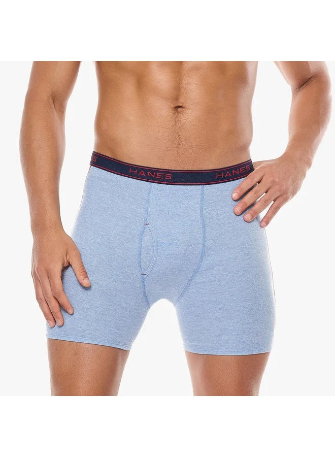 Hanes HANES Boxer Brief Mens Hanes 2396P2-2Pcs Multicolor