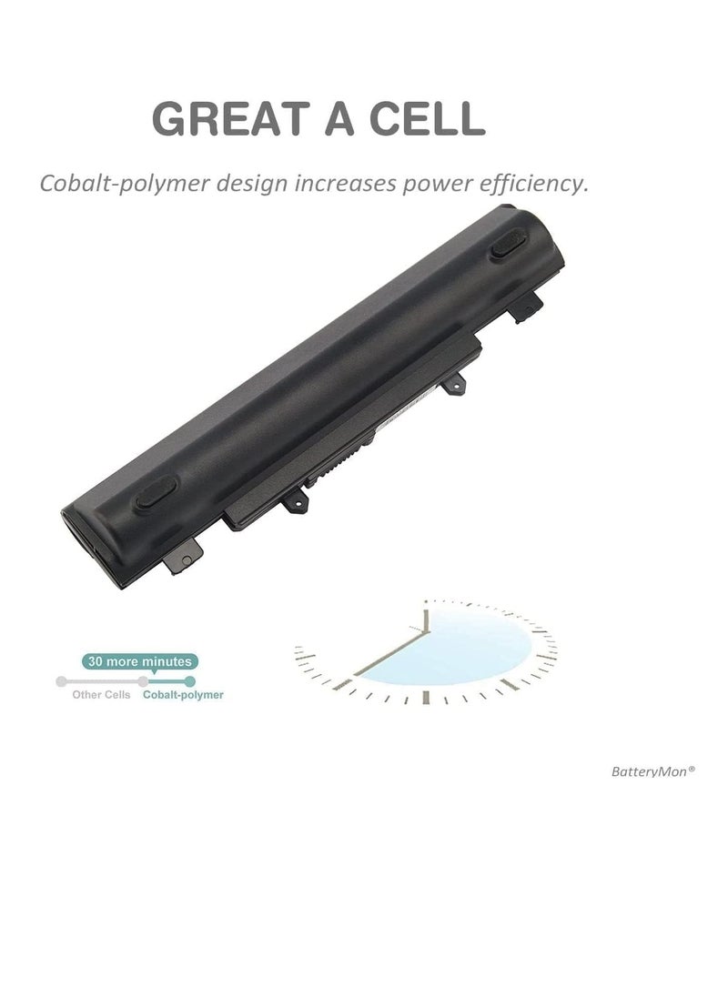 Generic - New AL14A32 Laptop Battery Replacement for Acer Aspire E1-571 E5-571 E5-411 E5-421 E5-511 E5-521 V3-472 V3-572 E14 E15 Touch Extensa 2509 2510 - Image 1