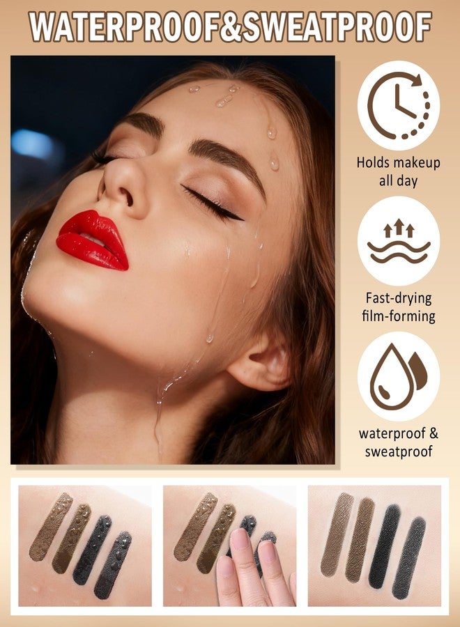 LYSdefeu Tinted Eyebrow Gel, Light Brown Eye Brow Tint & Clear Setting Eyebrow Glue - Image 5