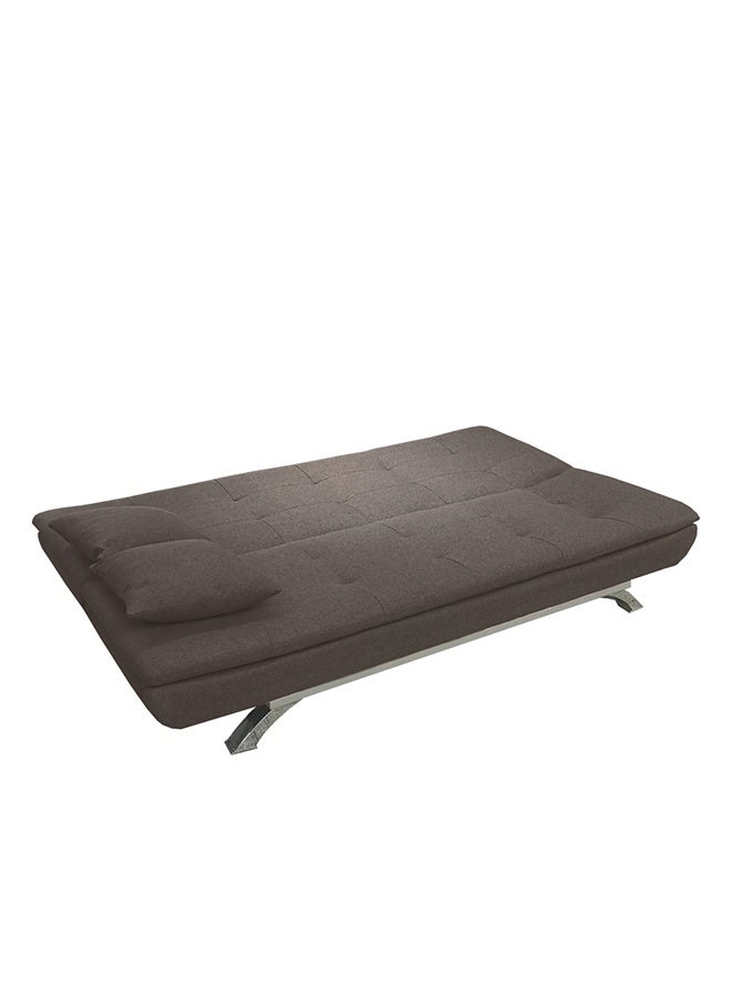 Noon East Classic 3 Seats Sofa Bed with Adjustable Backrest, Convertible Sofa Couch and Bed for Efficient Home, Small Spaces, Living Room or Office 190 x 95 x 86 cm in Brown - Image 2
