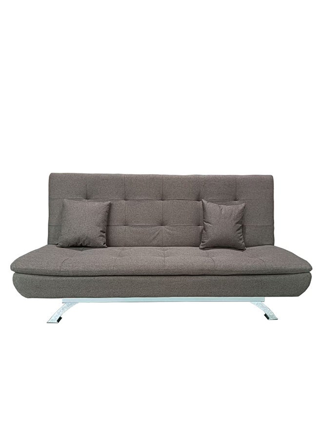 Noon East Classic 3 Seats Sofa Bed with Adjustable Backrest, Convertible Sofa Couch and Bed for Efficient Home, Small Spaces, Living Room or Office 190 x 95 x 86 cm in Brown - Image 1