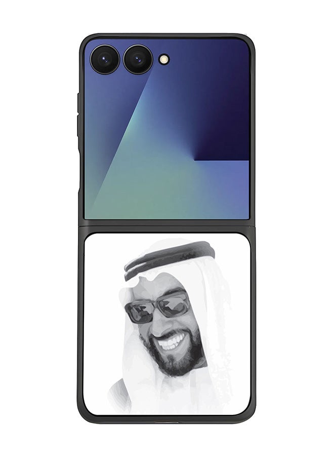 Stylizedd For Samsung Galaxy Z Flip7 Case,Slim fit Camera Protection, Shockproof Thin Phone cover  - Zayed, Our Father