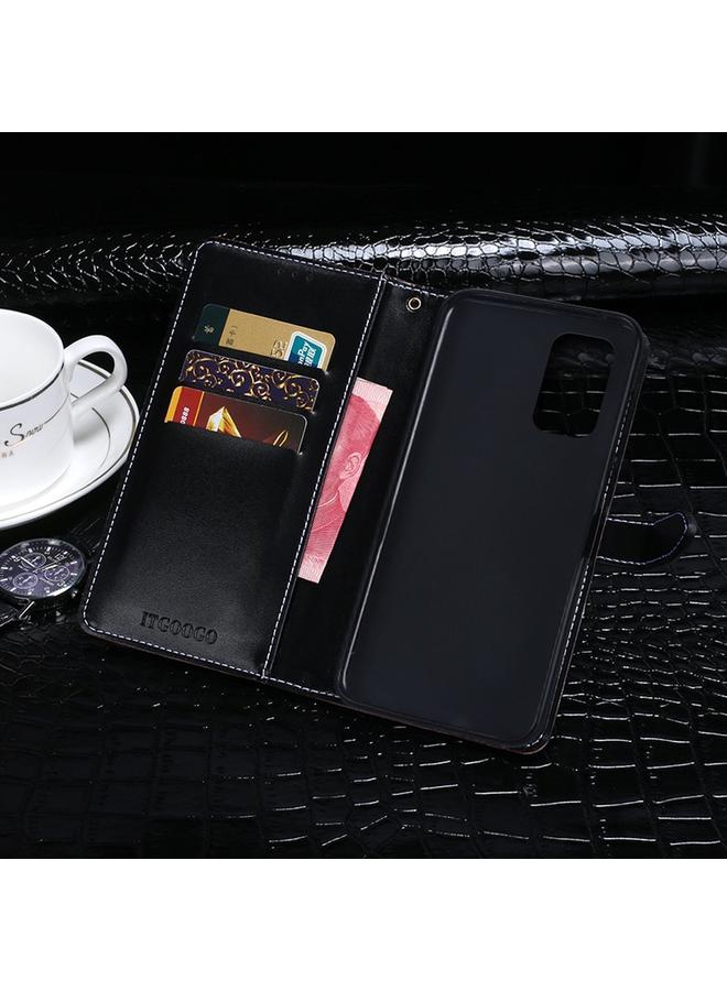 إيدويي جراب لهاتف OnePlus Nord N200 5G، جراب جلدي أفقي قابل للطي بتصميم جلد التمساح مع حامل وفتحات للبطاقات ومحفظة - Image 4