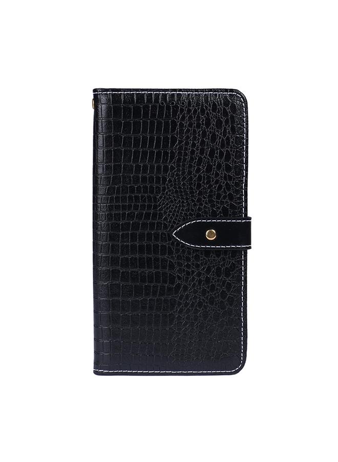 إيدويي جراب لهاتف OnePlus Nord N200 5G، جراب جلدي أفقي قابل للطي بتصميم جلد التمساح مع حامل وفتحات للبطاقات ومحفظة - Image 2