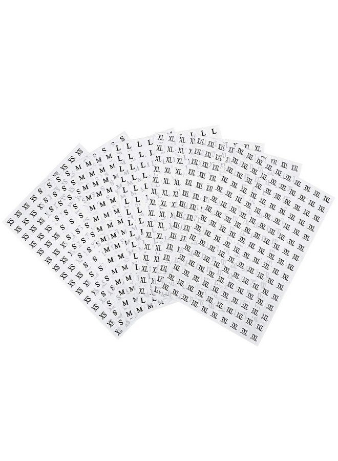 DIYASY Clothing Size Stickers,28 Sheets Round Clothing Labels Stickers All 7 Sizes (Xs/S/M/L/Xl/Xxl/Xxxl) Pack Of 4200 (0.6 Inches)  - Image 5