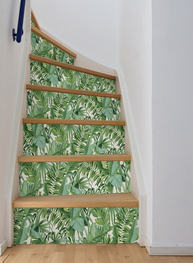 NuWallpaper NU2906 Maui Peel & Stick Wallpaper, Green - Image 4