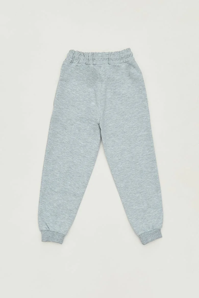 فولامودا Button Detailed Lace Waist Jogger Girl's Sweatpants