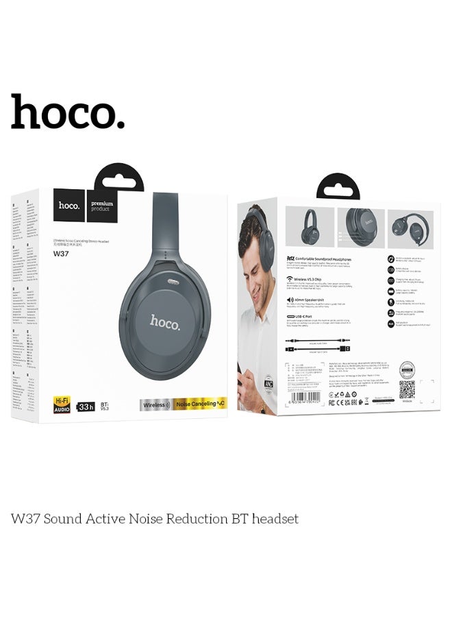 هوكو. سماعة بلوتوث W37 مع تقنية تقليل الضوضاء النشطة - Image 3