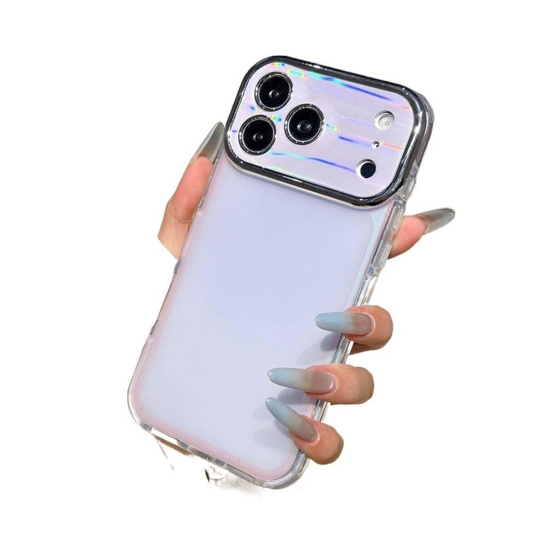 غطاء واقي، لـ iPhone 15 / 15 Plus / 15 Pro / 15 Pro Max، Acrylic، بنفسجي من الأكريليك باللون البنفسجي - Image 1