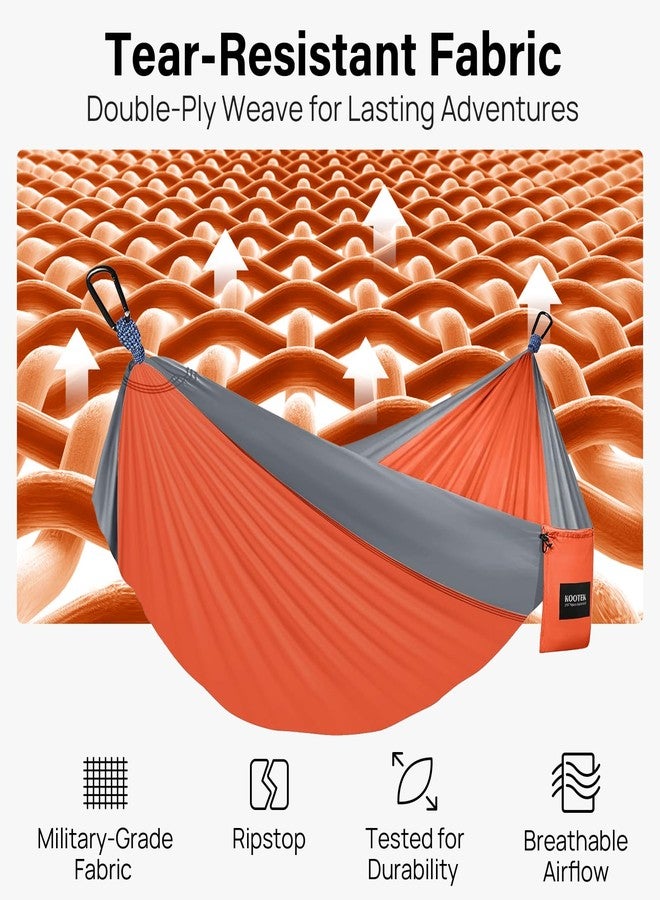 Kootek Camping Hammock 500 lbs Capacity, Portable Hammocks with Tree Straps & Attached Carry Bag, Camping Essentials Gear, Perfect for Outside Indoor Hiking Beach Backpack Travel - Image 3