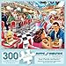 Bits and Pieces 50s Diner Jigsaw Puzzle for Adults Retro American Nostalgia Scene by Larry Jones 300 Piece Puzzle - Image 2
