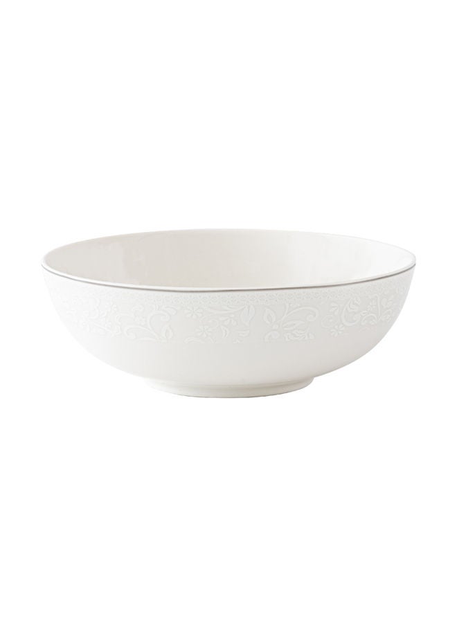 Celia 6-Piece Porcelain Rice Bowl Set White 7 inch - Image 2