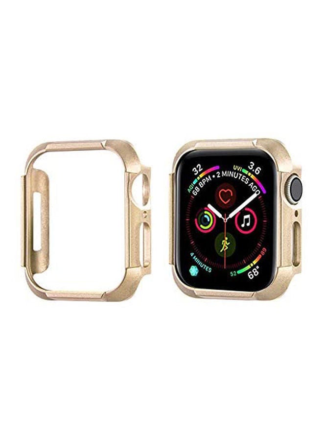 NIBEMINENT Apple watch series 4 / 5 6 (gold) Iwatch frosted PC case Gold - Image 1