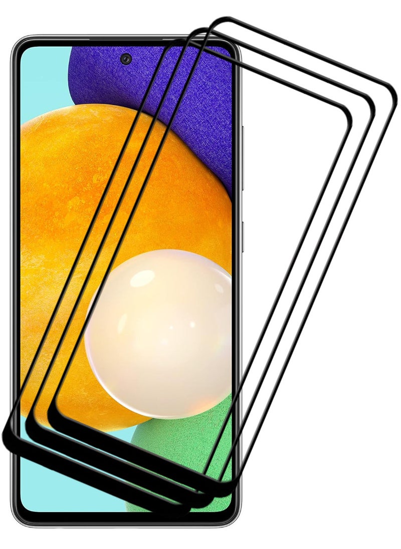 ACLIX 3 Pieces Antistatic ESD Dustproof Premium Quality High Definition Tempered Glass Screen Protector Designed For Samsung Galaxy A52 5G - Image 1