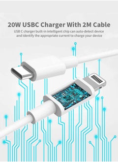 LEOKOR Apple Certified PD Fast Charger for iPhone 20W, 1M Type C Wall Charger Plug Adapter USB-C to Lightning Cable 14 13 12 11 Pro Mini XS XR  - Image 3