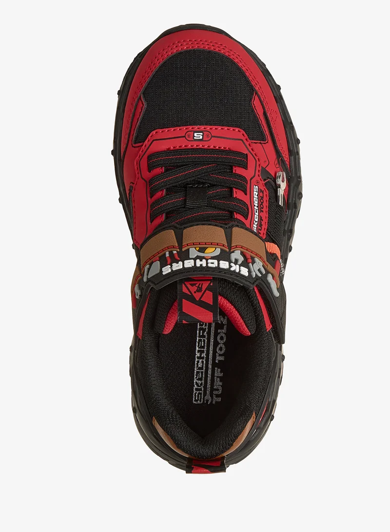 Skechers RED SYNTHETIC / BLACK TEXTILE / SILVER TRIM Kids Mega-Flex Lite for Men | Best Price UAE