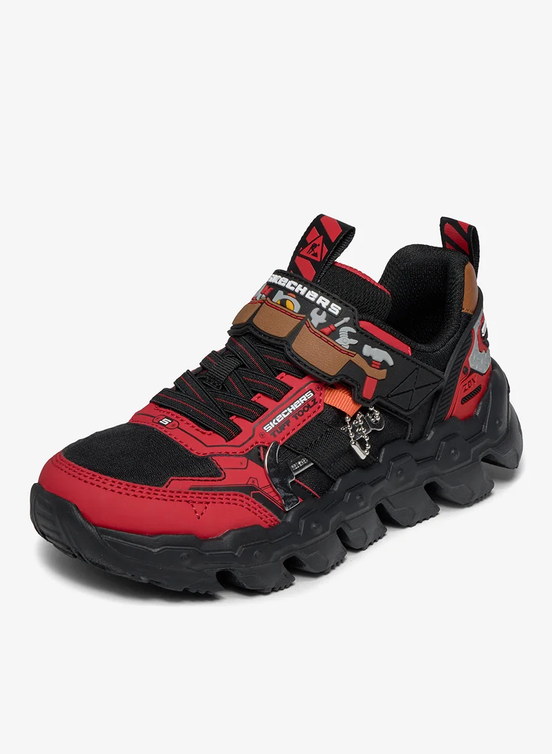 Skechers RED SYNTHETIC / BLACK TEXTILE / SILVER TRIM Kids Mega-Flex Lite for Men | Best Price UAE