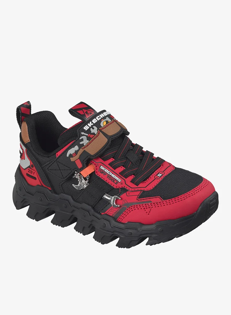 Skechers RED SYNTHETIC / BLACK TEXTILE / SILVER TRIM Kids Mega-Flex Lite for Men | Best Price UAE