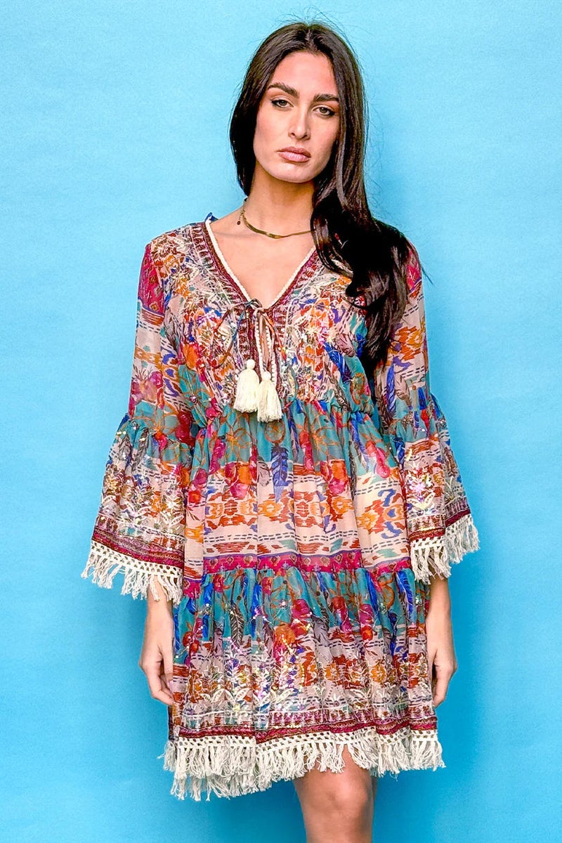 Antica Sartoria Boho Mini dress - Image 1