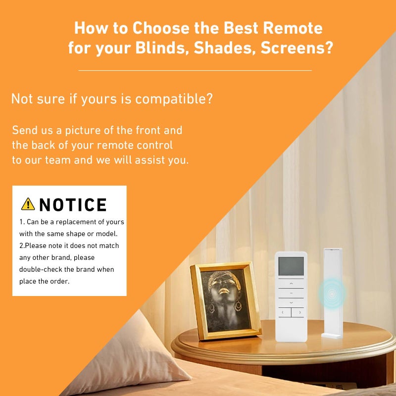 Rollerhouse Replacement Remote Control 15 Channel #DC2702 Controls up to 15 Motorized Motor (Awning, Shade, Rolling Shutter, etc.)-(Verify Model Before Purchase) - Image 2