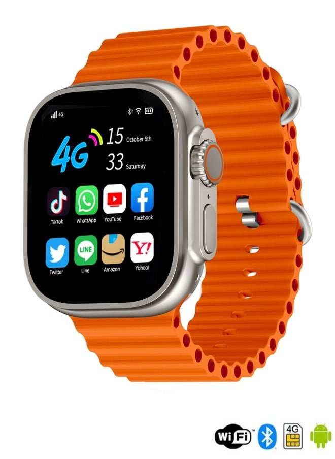 Topleo - 4G SIM Smart Watch 2.2 inch Display Support Google store download application Built In Wifi GPS Bluetooth Fitness Tracker - Image 1