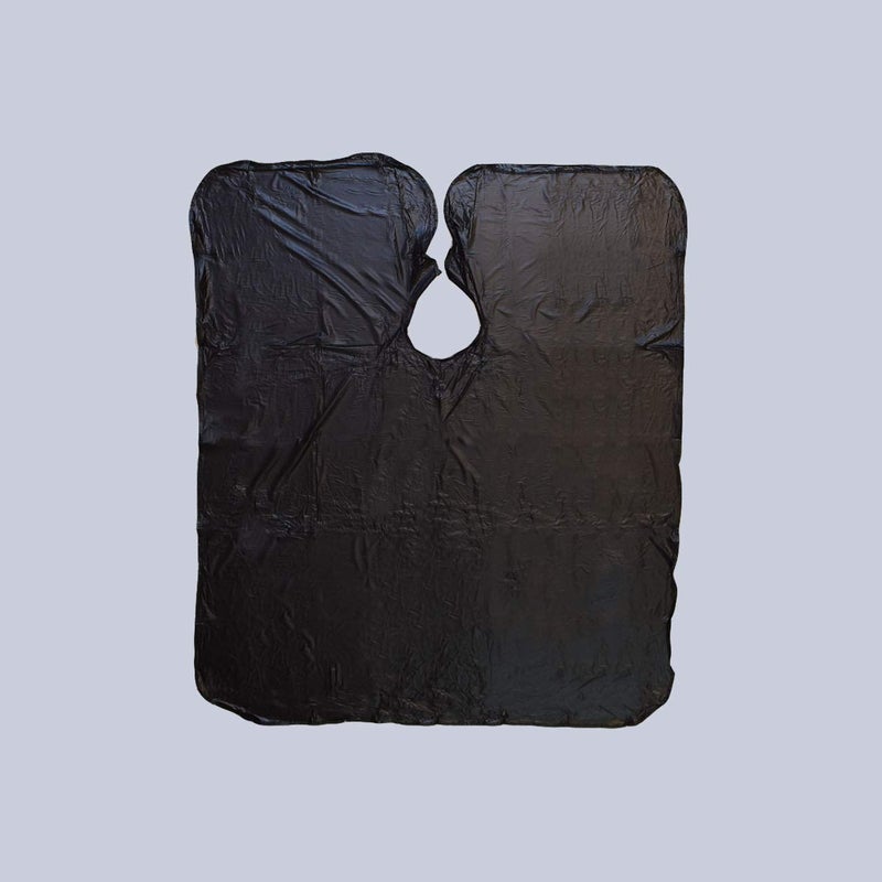 Betty Dain Jumbo Shampoo Cape, 45" W x 54" L, Waterproof and Stain-resistant Vinyl, Soft Nylon Neckband, Touch-and-close Fastener, Machine Washable, Black - Image 4