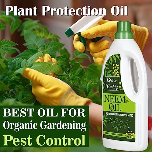 GROWBUDDY Neem Oil Cold Pressed water soluble for Plant and Organic Farming Helpful for Plant Growth 1 L, pack of 1 - Image 5