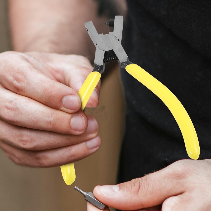 Heavy Duty Single Hole Punch Pliers For Crafts Paper Scrapbook Office 2mm Hole Punch Tool - Image 4