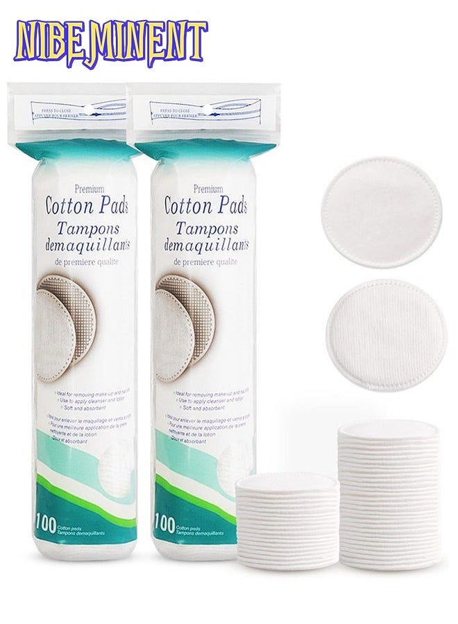 NIBEMINENT Pure Cotton Make Up Pads 300 pcs - Image 3