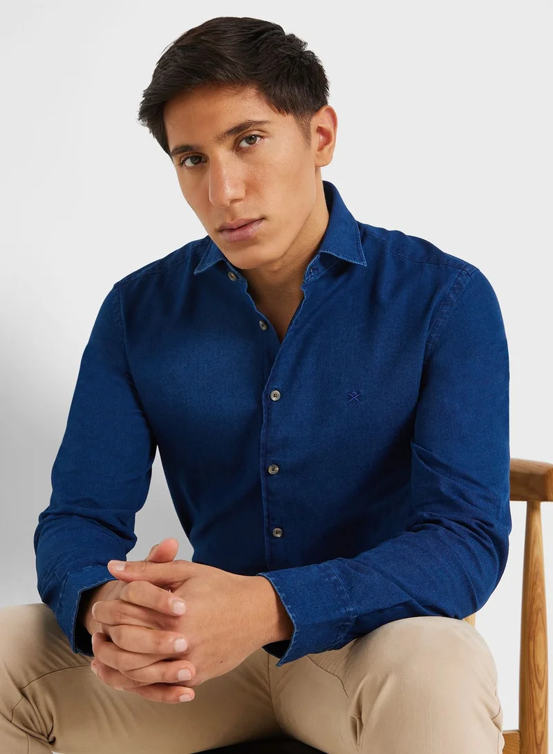 Hackett Essential Slim Fit Denim Shirt
