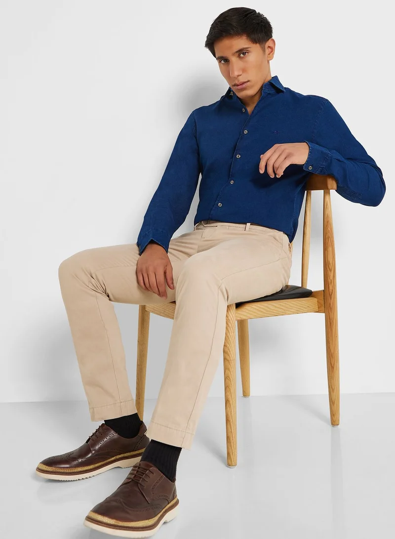 Hackett Essential Slim Fit Denim Shirt