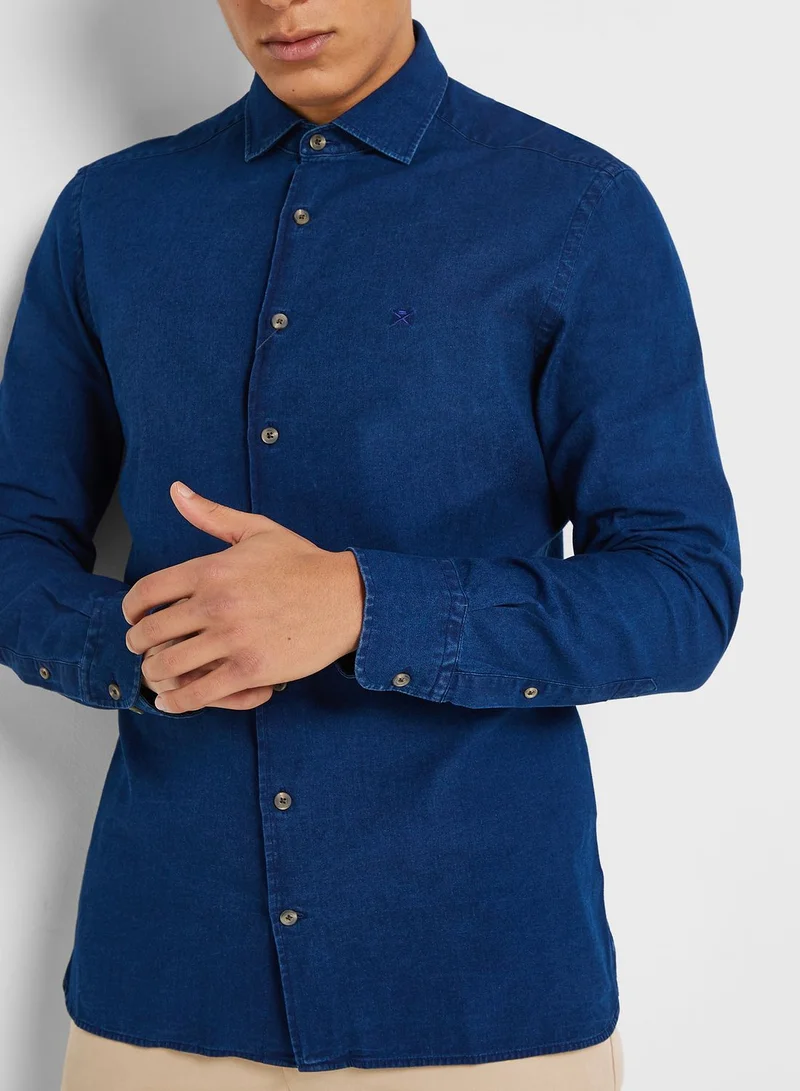 Hackett Essential Slim Fit Denim Shirt