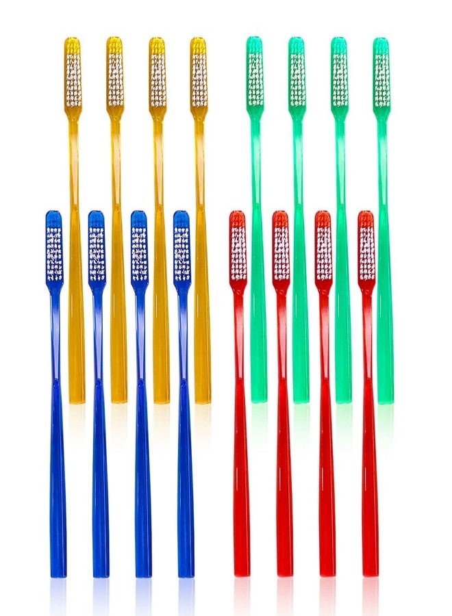 DR PERFECT Adult Smoker's Toothbrush Super Hard & Firm Bristles Pack of 12 - Image 1