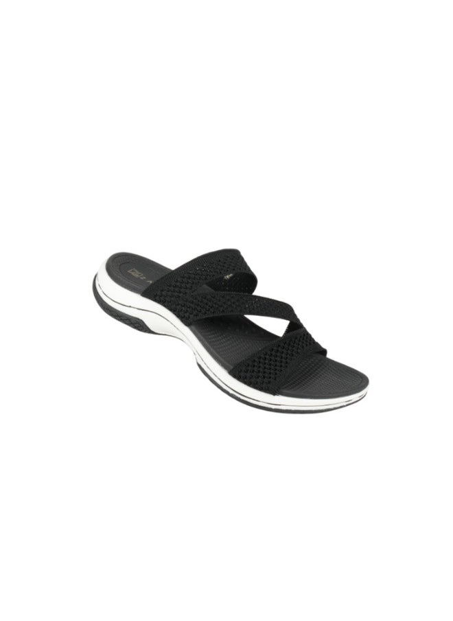 ZAYNA 221-273 Zayna Ladies Casual Sandals 23ABT179 Black  - Image 2