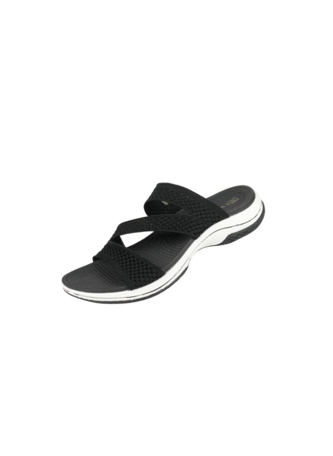 ZAYNA 221-273 Zayna Ladies Casual Sandals 23ABT179 Black  - Image 1