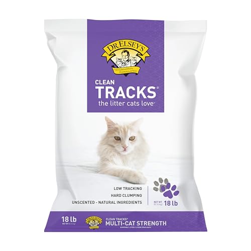 Dr. Elsey's Clean Tracks Clumping Clay Cat Litter 18 lb. Bag - Image 1