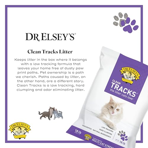 Dr. Elsey's Clean Tracks Clumping Clay Cat Litter 18 lb. Bag - Image 2