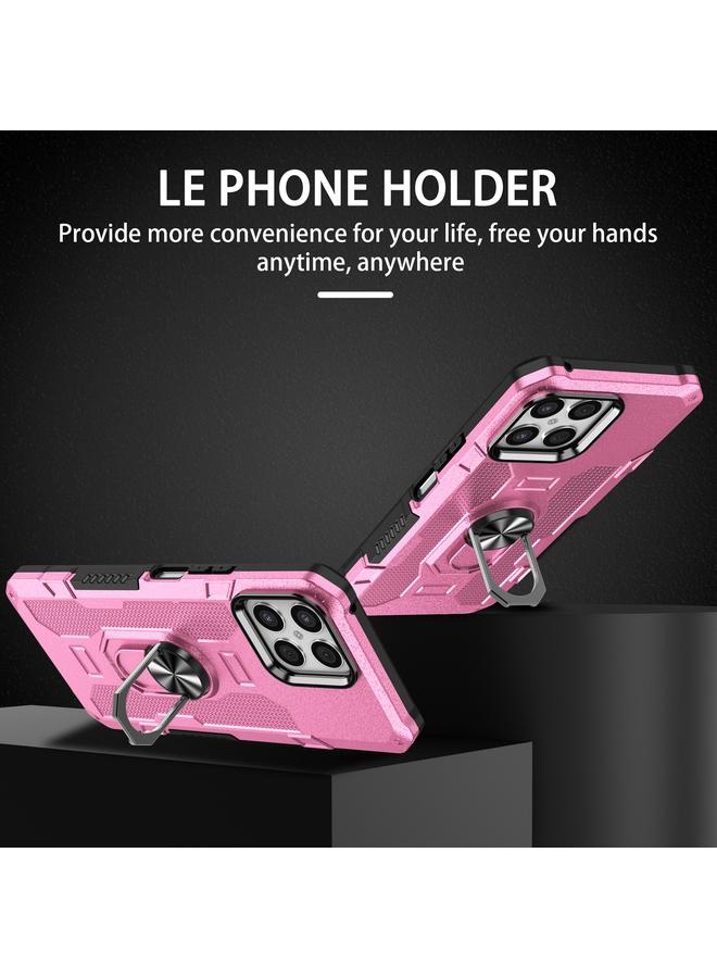 Green Tiger Case For Honor X8 Ring Holder Armor Hybrid Phone Case - Image 2