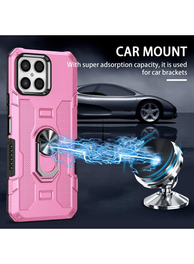 Green Tiger Case For Honor X8 Ring Holder Armor Hybrid Phone Case - Image 3