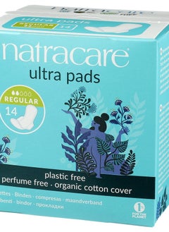 NATRACARE Natracare Slim Fitting Ultra Pads with Wings, Regular, Made with Certified Organic Cotton, Ecologically Certified Cellulose Pulp and Plant Starch (12 Pack, 168 Pads Total)  - Image 3