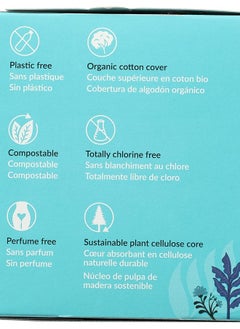 NATRACARE Natracare Slim Fitting Ultra Pads with Wings, Regular, Made with Certified Organic Cotton, Ecologically Certified Cellulose Pulp and Plant Starch (12 Pack, 168 Pads Total)  - Image 4