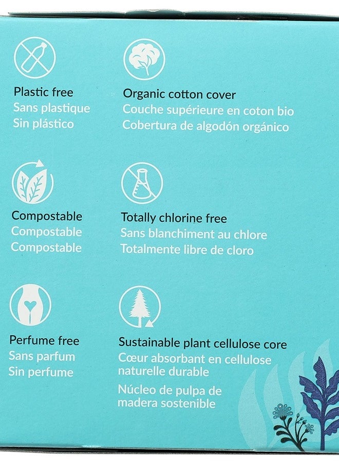 NATRACARE Natracare Slim Fitting Ultra Pads with Wings, Regular, Made with Certified Organic Cotton, Ecologically Certified Cellulose Pulp and Plant Starch (12 Pack, 168 Pads Total)  - Image 4