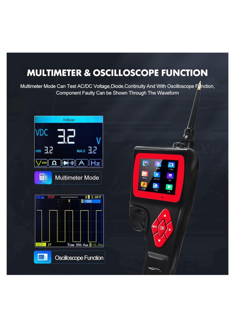 SYOSI - P200 Power Circuit Probe Kit - Advanced Automotive Electrical System Multimeter, Oscilloscope, Fuel Injector Activator - AC/DC Voltage Tester, Short Finder - 9~30V - Image 1