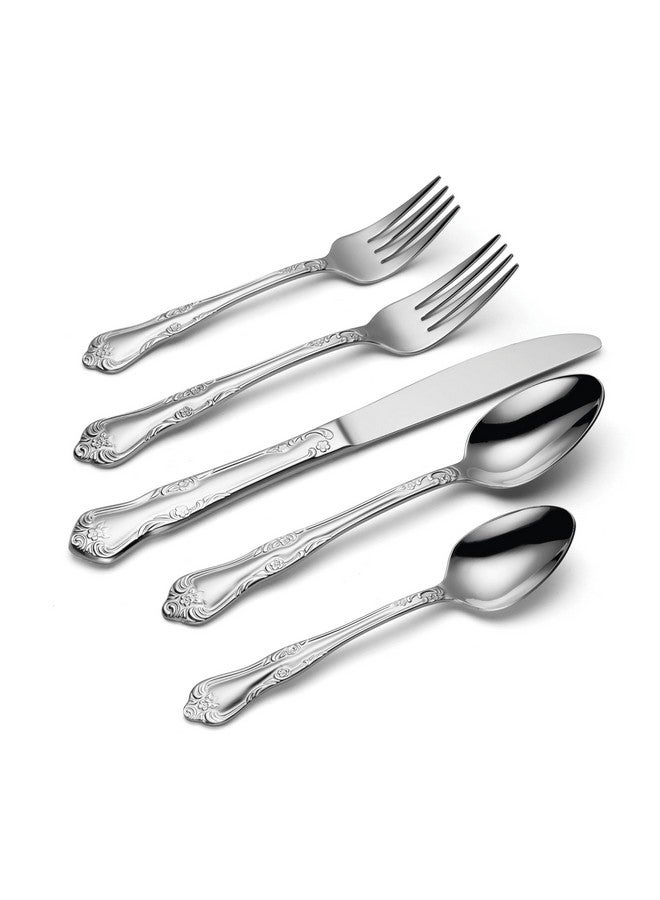ONEIDA Oneida Azalea 45-Piece Flatware Set, Service for 8  - Image 3